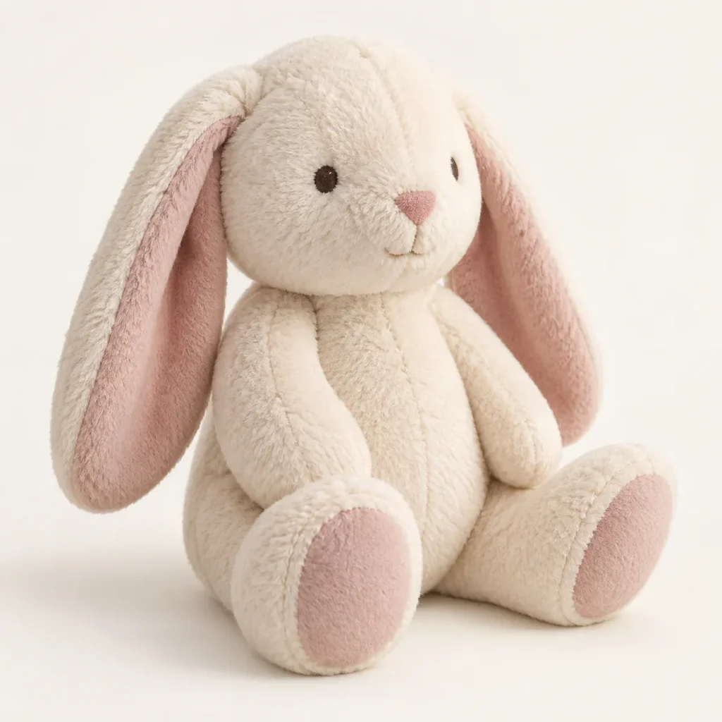 Cream Bunny Plush — AI-generated concept reference