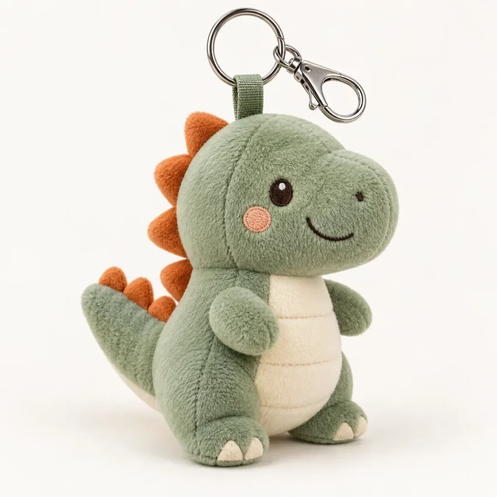 Mini Dinosaur Keychain — AI-generated concept reference