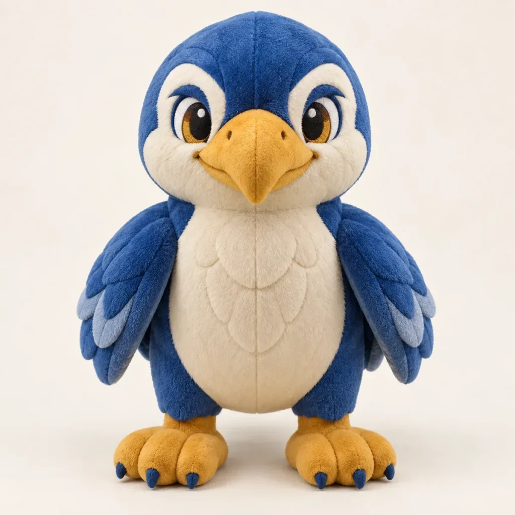 Blue Falcon Mascot — AI-generated concept reference