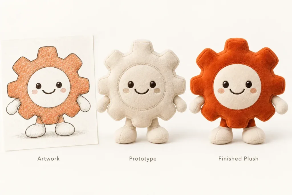 Gear Mascot Concept Development — AI-generated concept reference