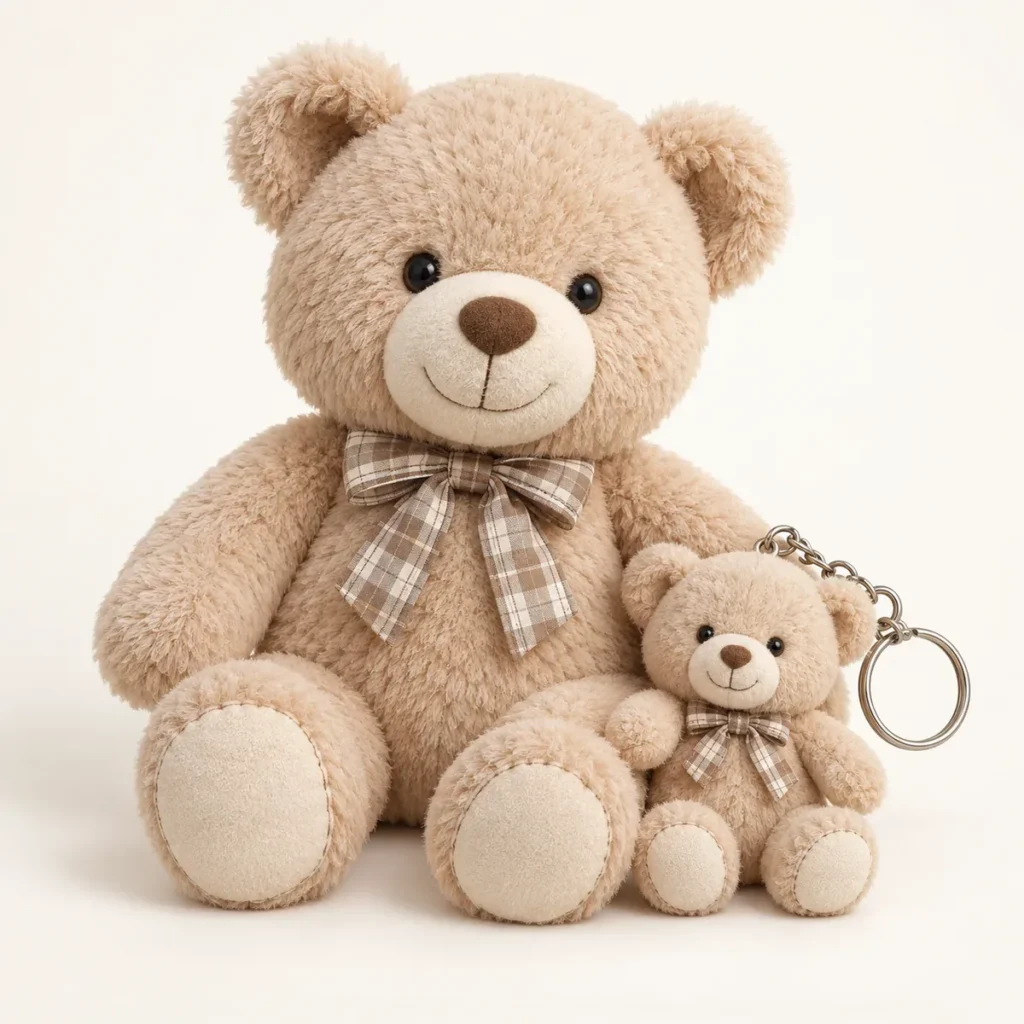 Teddy & Mini Companion Set — AI-generated concept reference