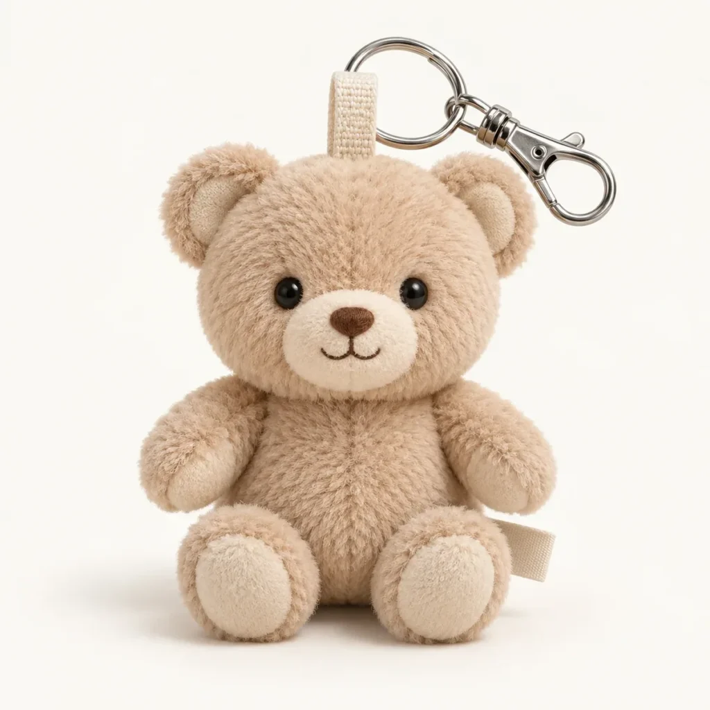 Mini Teddy Keychain — AI-generated concept reference