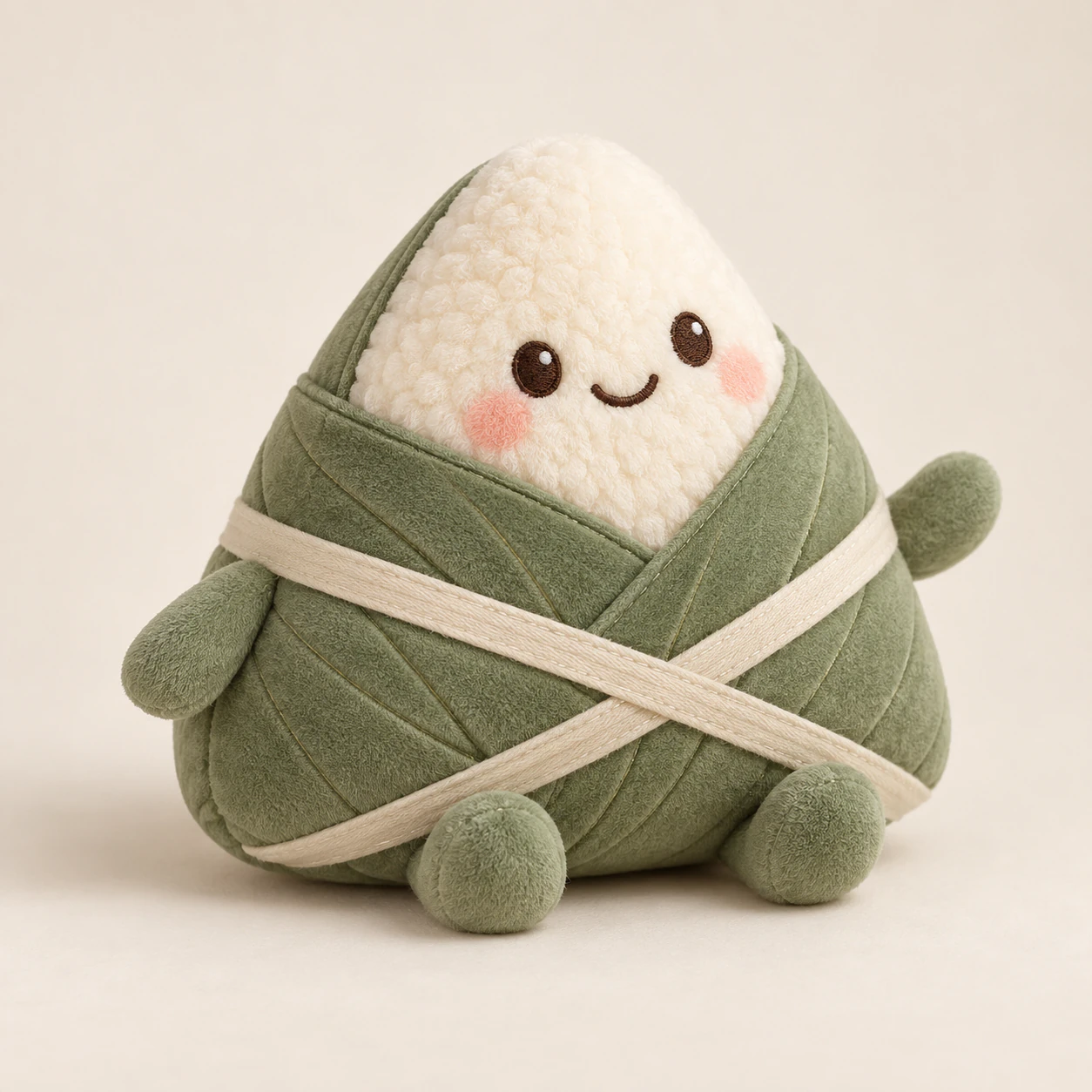 Zongzi Plush — AI-generated concept reference